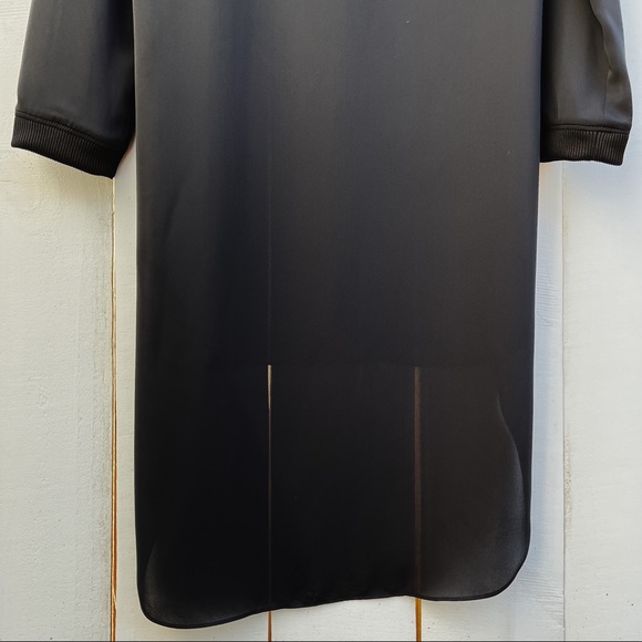 Amanda Uprichard Long Sleeve Black Tunic Dress Women’s Small - Picture 7 of 11